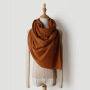  Solid Colour Plain Knitted Cashmere Scarf Shawl Wholesale